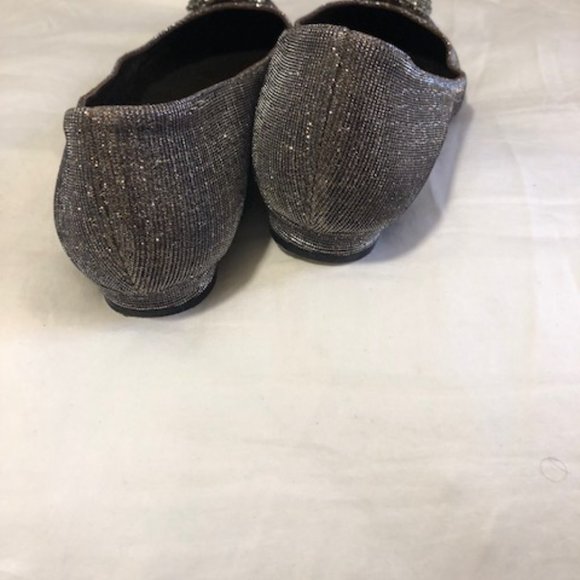 Sexy Bronze Flat Monolo Blahnik Noturno Fabric Hangisi - Picture 6 of 9